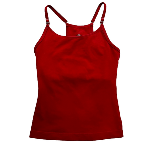 Beyond Yoga Tops - Size XS Beyond Yoga Red Tank with Built in Bra, Adjustable Straps